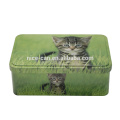 Factory hot sale tin tea box with custom design sweet tin